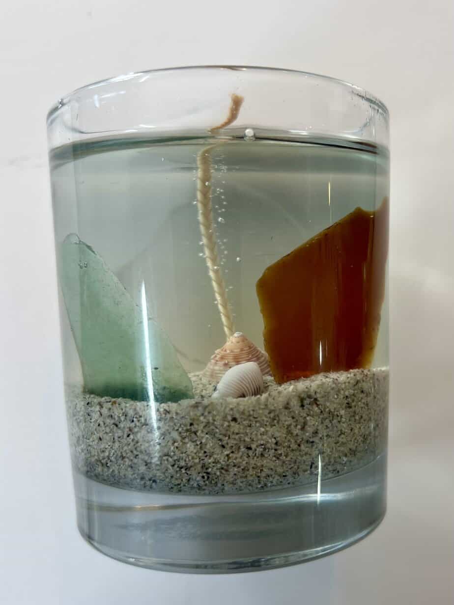 Sea Glass Gel candle - Image 4