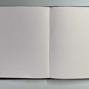 Flexible purple cork covered Journal/Sketch book with 100% rag paper block, folds flat - Image 4