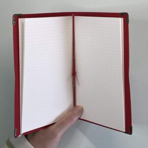 Pocket sized Make up and Accessories Print Cork Cover with B6 Lined Notebook - Image 3