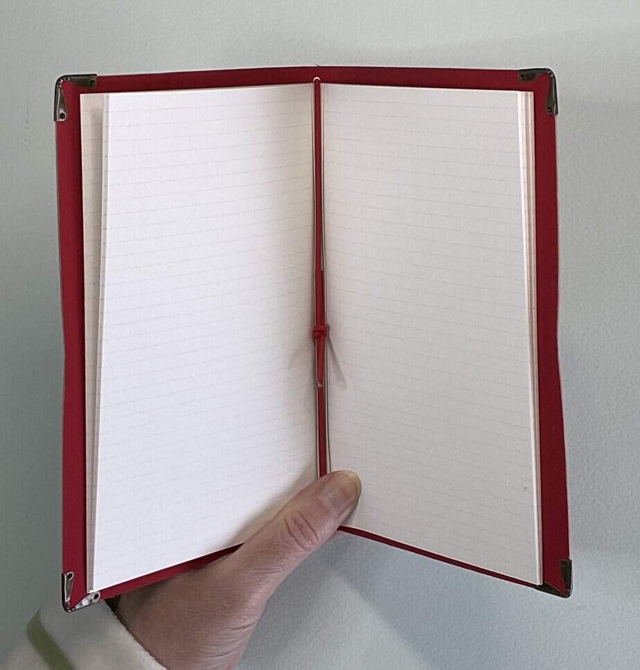 Pocket sized Make up and Accessories Print Cork Cover with B6 Lined Notebook - Image 3