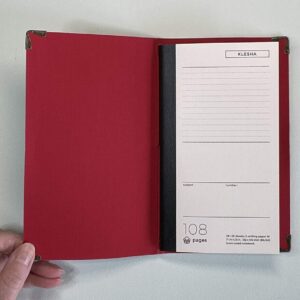 Pocket sized Make up and Accessories Print Cork Cover with B6 Lined Notebook - Image 2