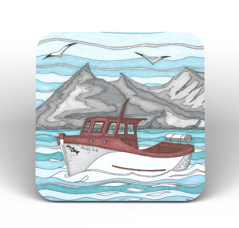 Cuillin Coaster - handmade by Fishing Float Art
