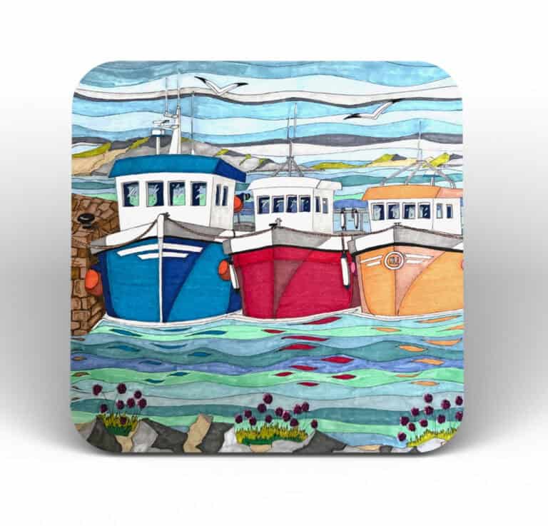 Safe Harbour Coaster - handmade by Fishing Float Art