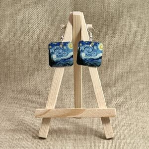 Art for your ears - Starry Night - handmade by Camelart (view 2)