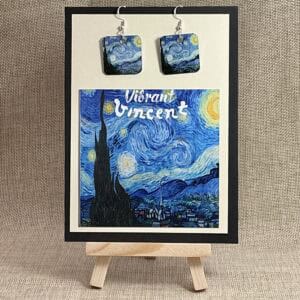 Art for your ears - Starry Night - handmade by Camelart (view 3)