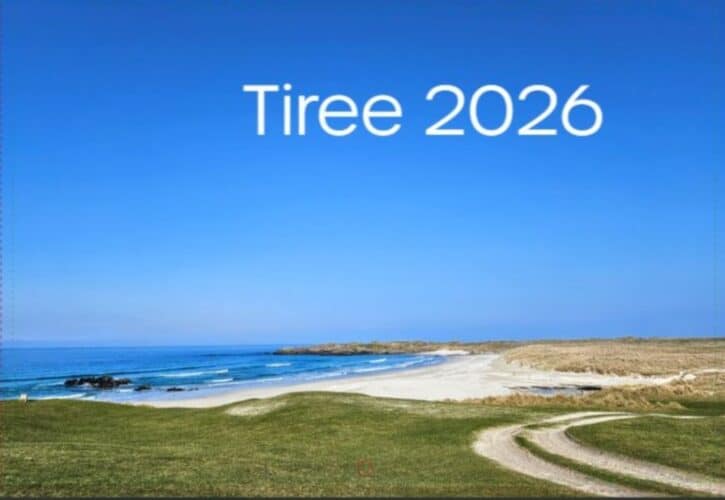 Tiree 2026 Calendar