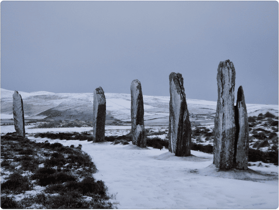 Pack of 5 Orkney A6 Wintry Greeting Cards