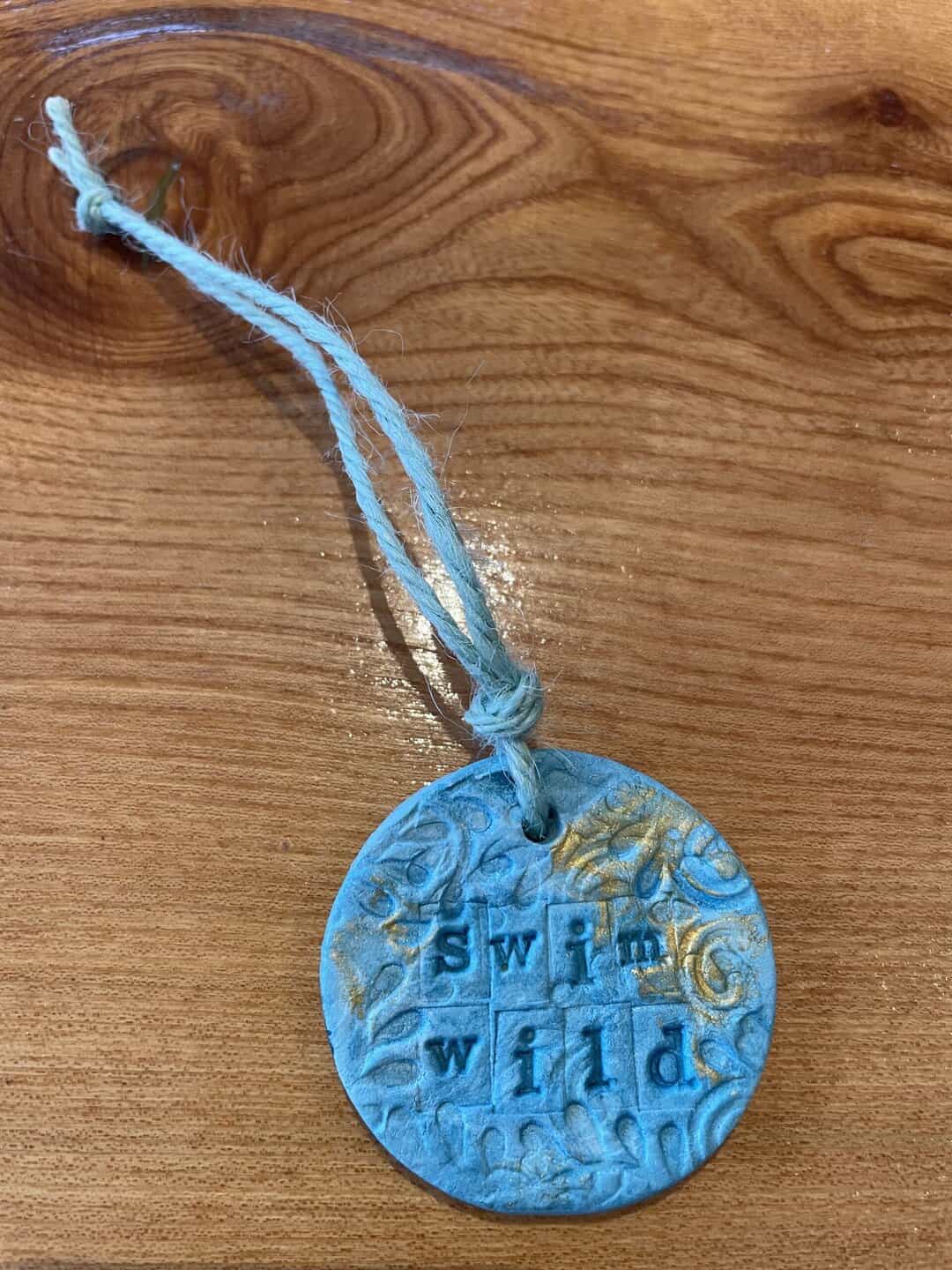 Swim wild ceramic handmade decoration