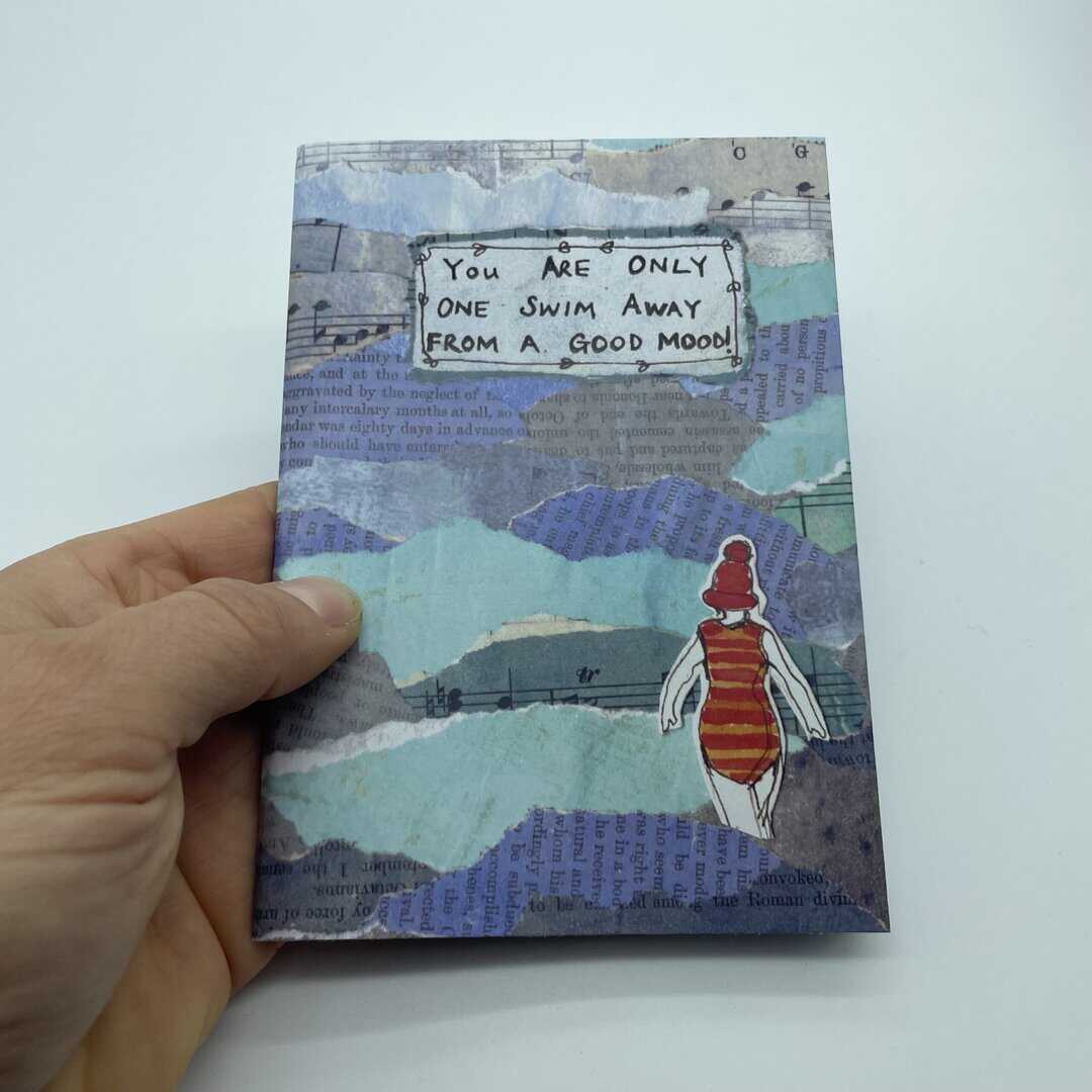 Swimming journal diary notebook art stationery - Image 6