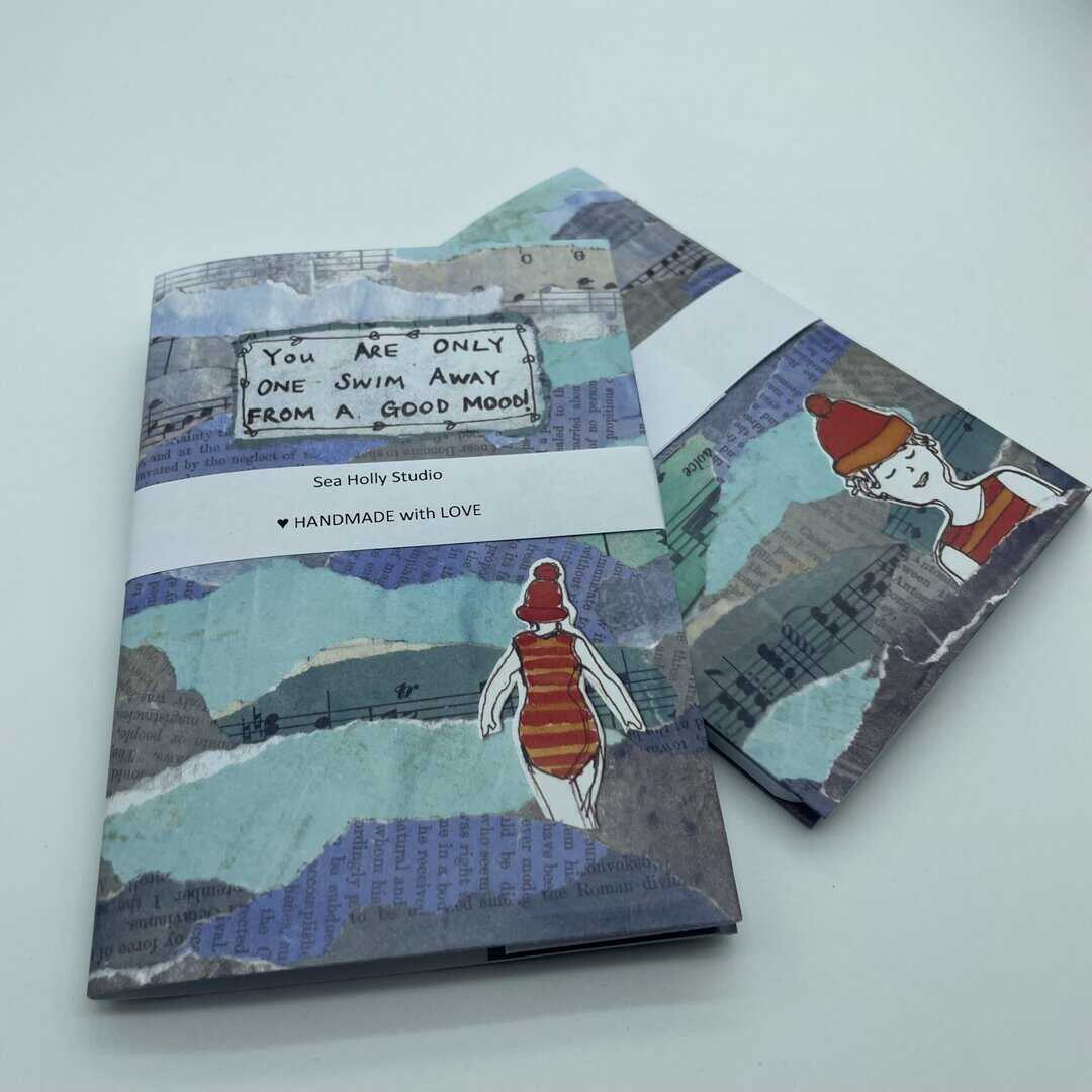 Swimming journal diary notebook art stationery - Image 2