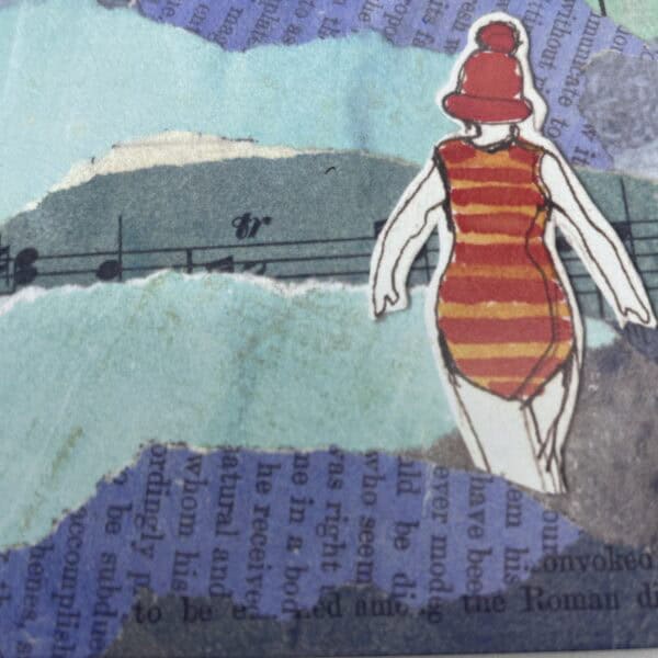 Swimming journal diary notebook art stationery