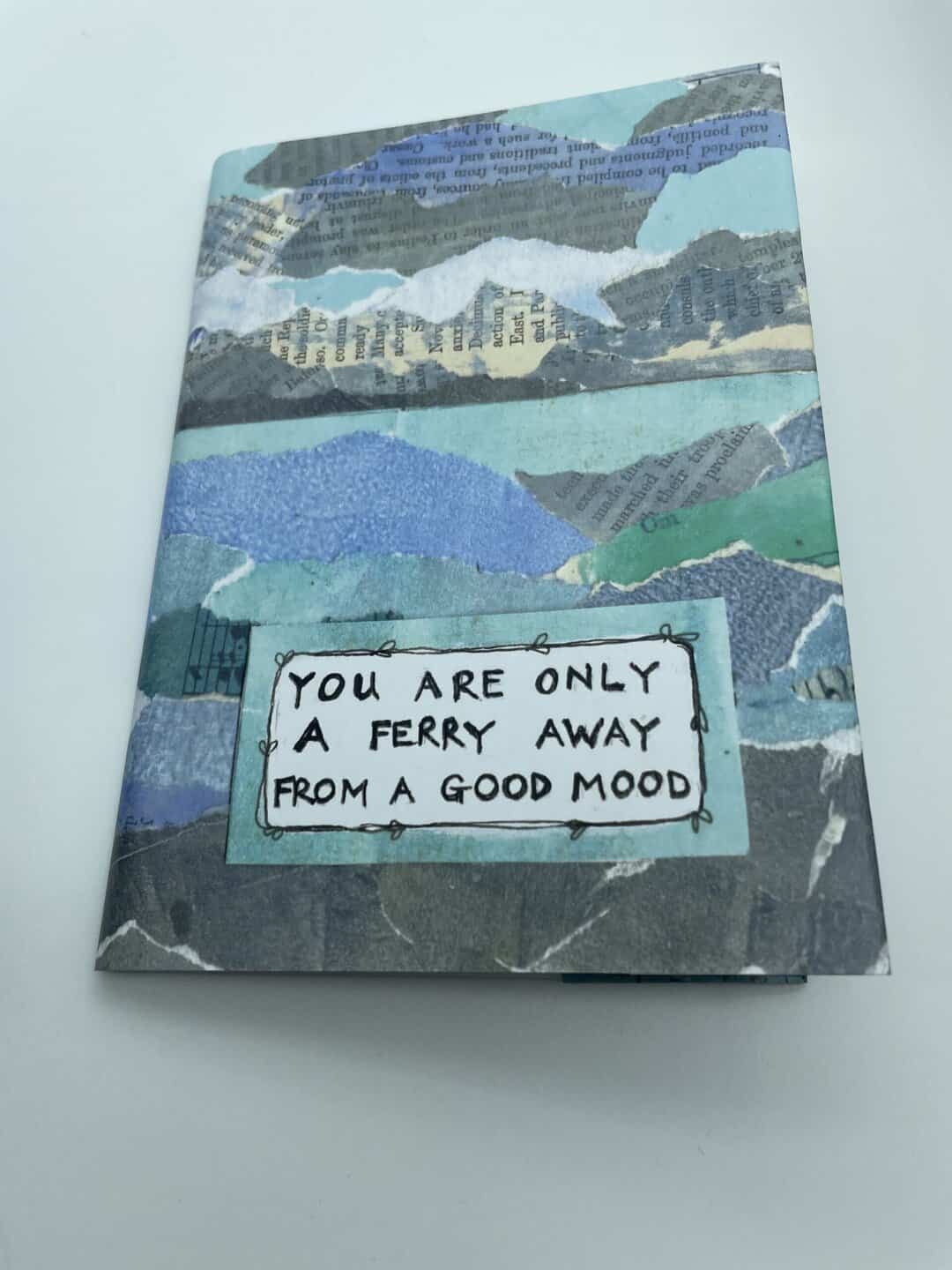 You are only a ferry away from a good mood. Island notebook journal travel log - handmade by Seaholly Studio (view 10)