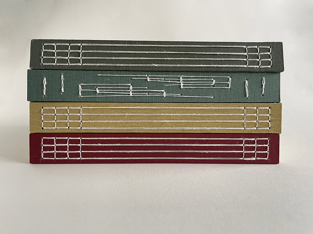 Rennie Mackintosh A5 notebooks - handmade by bailemorbooks (view 2)