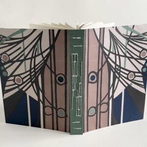 Rennie Mackintosh A5 notebooks - handmade by bailemorbooks (view 3)