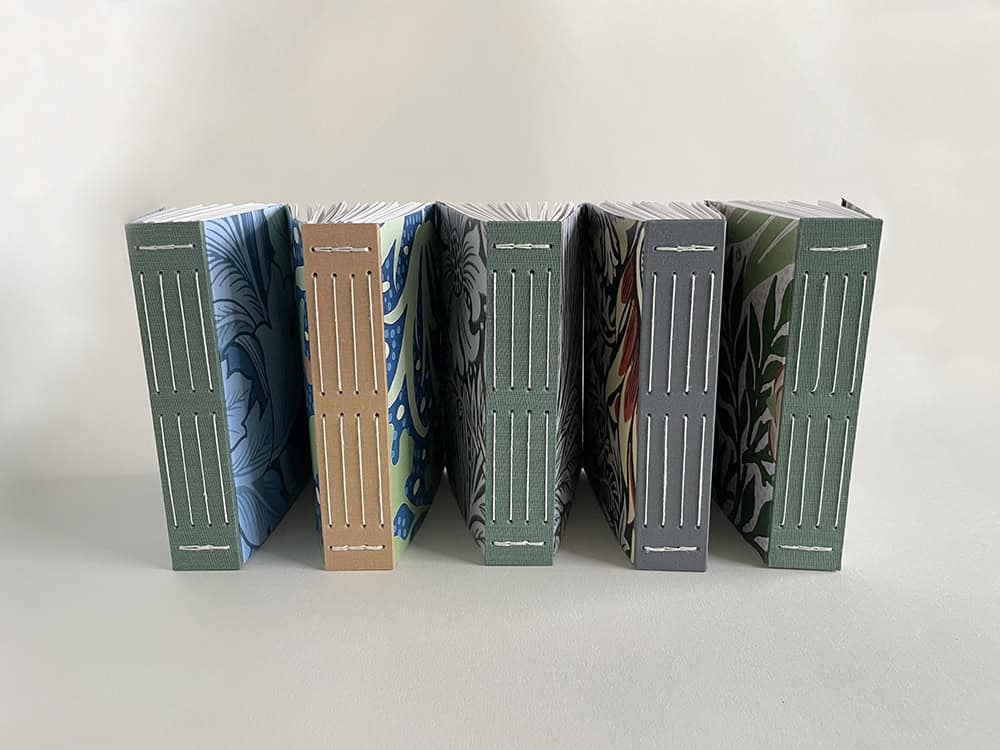 William Morris A5 long stitch books - Image 2