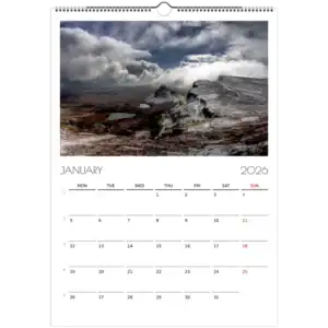 Isle of Skye 2026 - Calendar Detail - Trotternish Winter