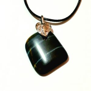 Tigers Eye Necklaces ~ Option A/B - handmade by Quiet Space Arts (view 3)