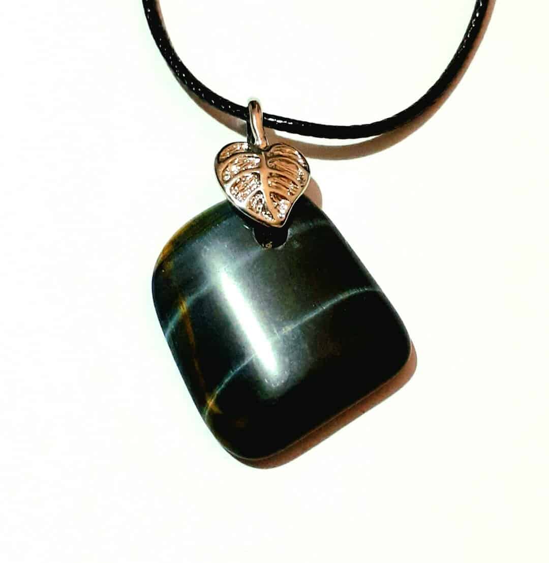 Tigers Eye Necklaces ~ Option A/B - handmade by Quiet Space Arts (view 3)