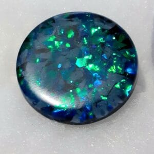 Dichroic Faux Opal Brooch and Necklace ~ Choose from Option - handmade by Quiet Space Arts (view 2)