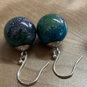 Aurora Borealis bead earrings. - Image 18