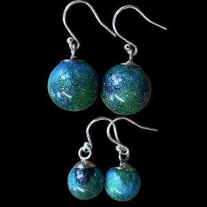 Aurora Borealis bead earrings. - Image 17