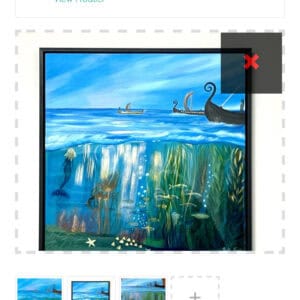 Aurora Borealis bead earrings. - Image 8