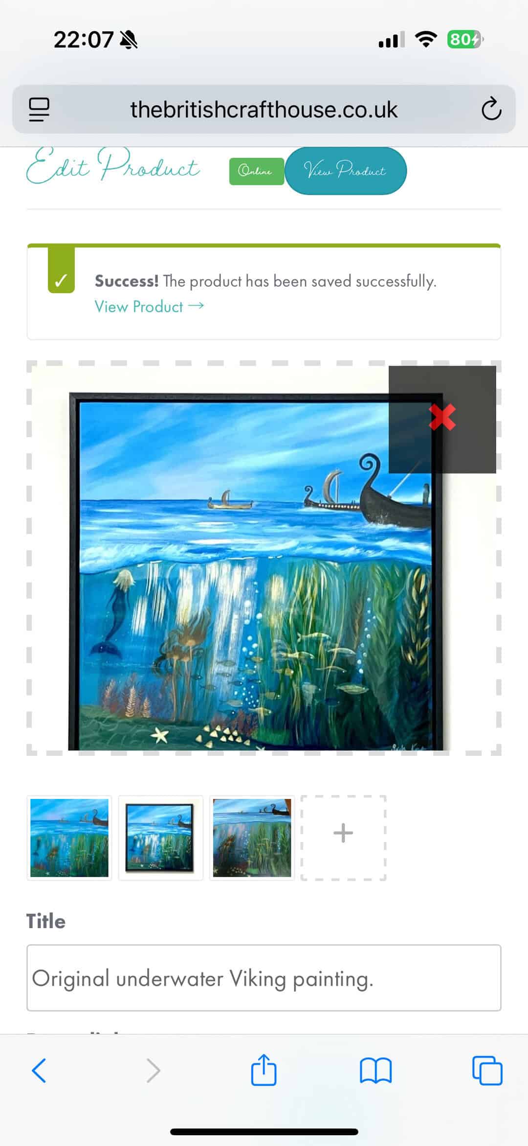 Aurora Borealis bead earrings. - Image 8