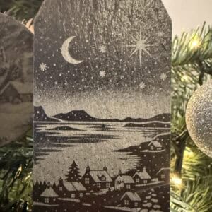Stein Waternish Christmas tag Bauble - handmade by Barnweil (view 2)