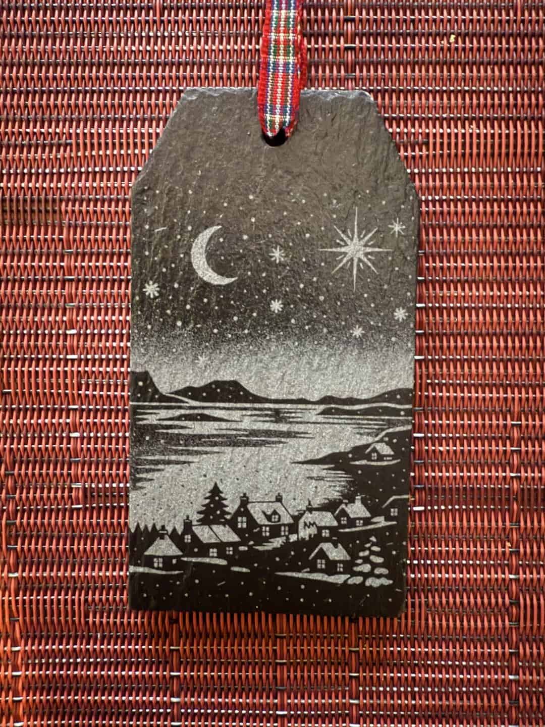 Stein Waternish Christmas tag Bauble - handmade by Barnweil