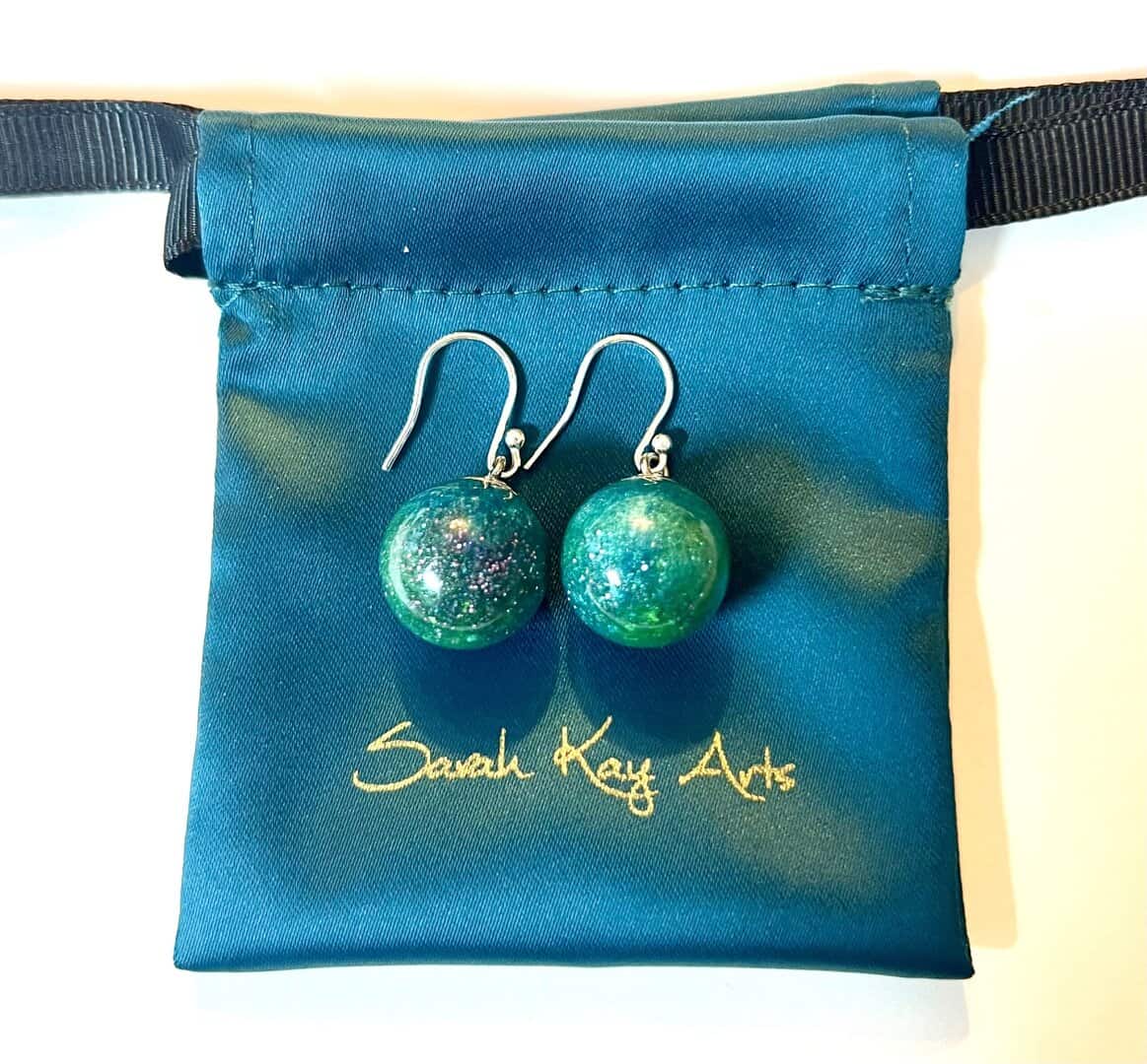 Aurora Borealis bead earrings. - Image 15