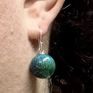 Aurora Borealis bead earrings. - Image 14
