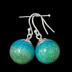 Aurora Borealis bead earrings. - Image 10