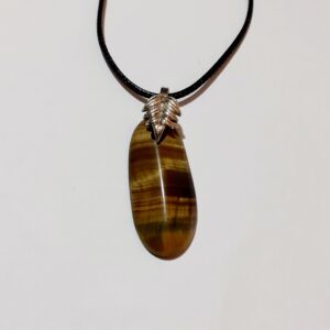 Tigers Eye Necklaces ~ Option A/B - handmade by Quiet Space Arts (view 2)