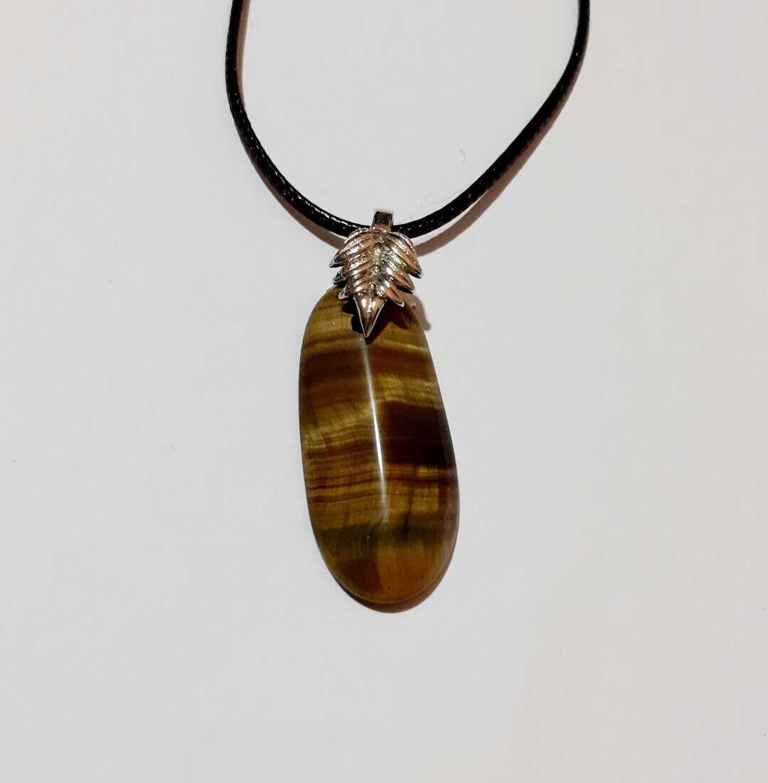 Tigers Eye Necklaces ~ Option A/B - handmade by Quiet Space Arts (view 2)