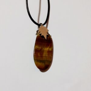 Tigers Eye Necklaces ~ Option A/B - handmade by Quiet Space Arts (view 4)
