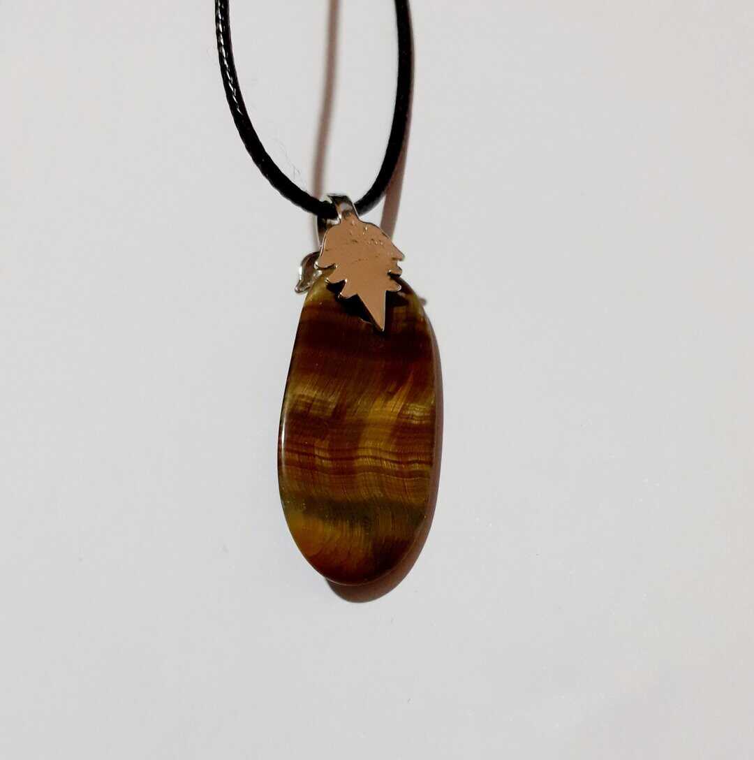 Tigers Eye Necklaces ~ Option A/B - handmade by Quiet Space Arts (view 4)