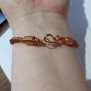 Viking Knit Style Copper Weave Unisex Bracelet - Image 3