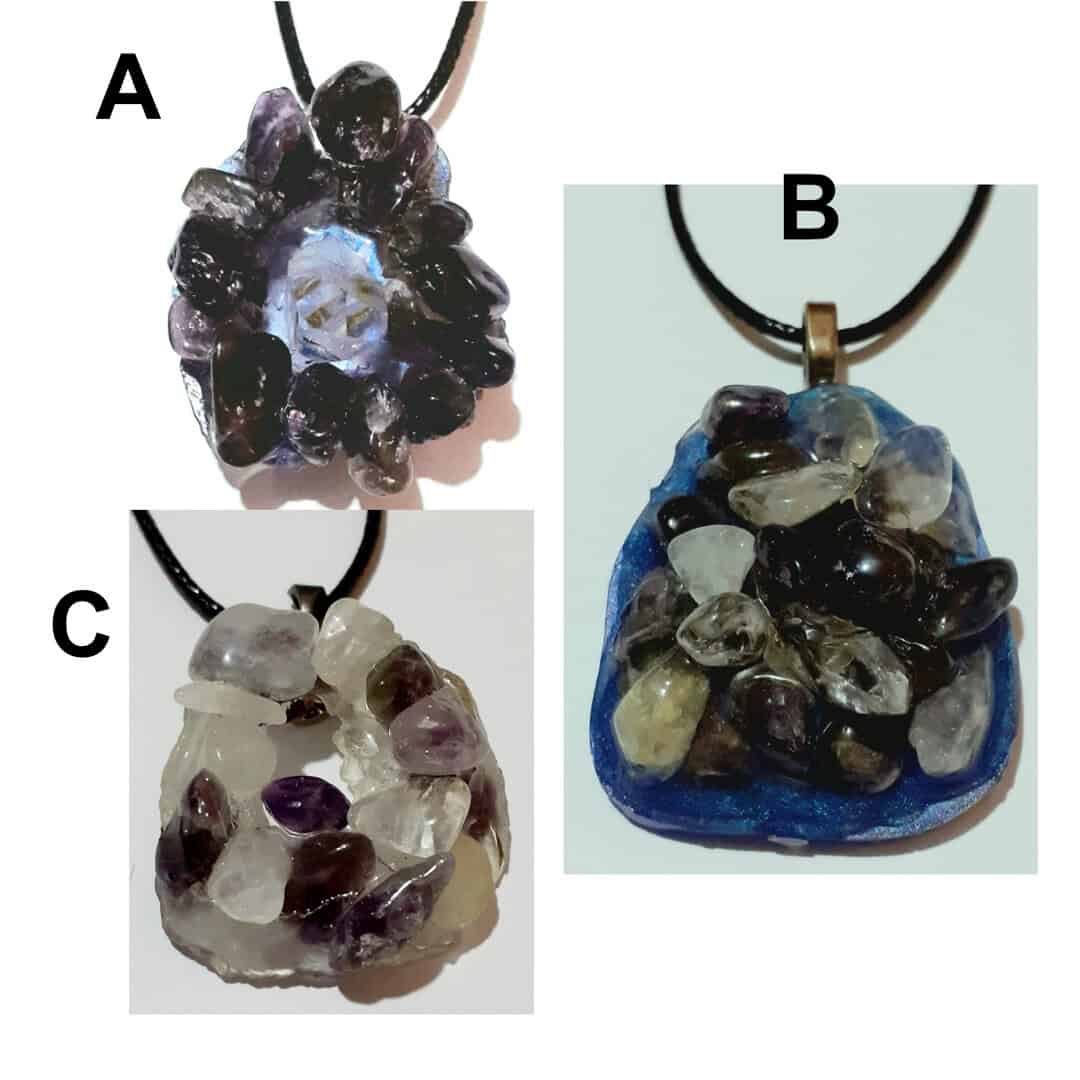 Amethyst Cluster Necklaces ~ Option A/B/C - handmade by Quiet Space Arts