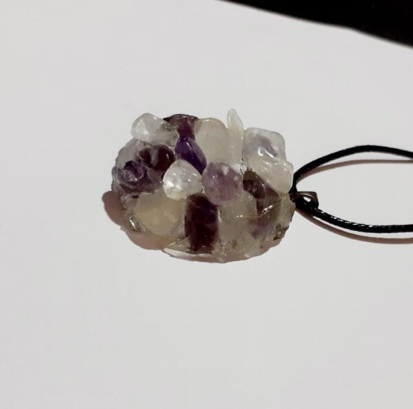 Amethyst Cluster Necklaces ~ Option A/B/C - handmade by Quiet Space Arts (view 7)