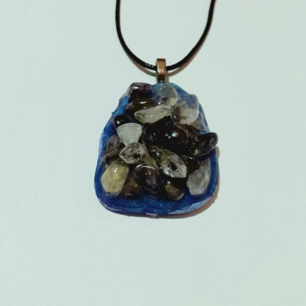 Amethyst Cluster Necklaces ~ Option A/B/C - handmade by Quiet Space Arts (view 4)