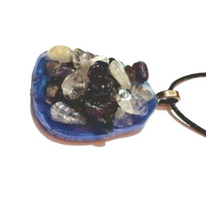 Amethyst Cluster Necklaces ~ Option A/B/C - handmade by Quiet Space Arts (view 5)