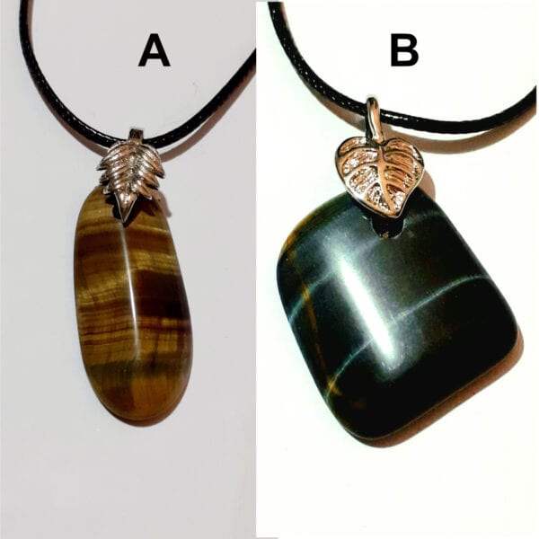 Tigers Eye Necklaces ~ Option A/B - handmade by Quiet Space Arts