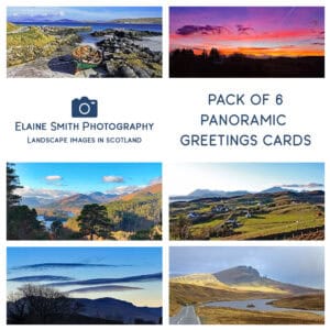 Pack of 6 Panoramic Photo Greetings Cards - Image 1