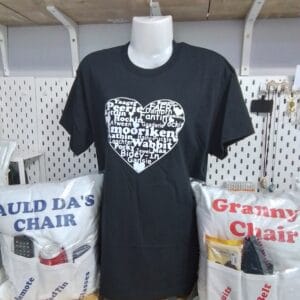 Shetland Dialect Heart t-shirt - Image 2