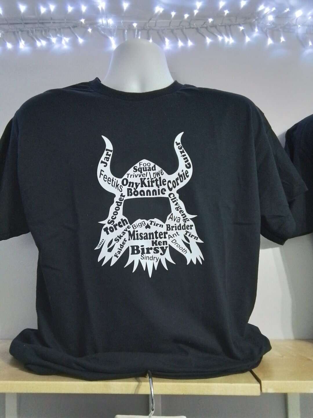Shetland Dialect Viking t-shirt - handmade by Skinley Designs (view 2)