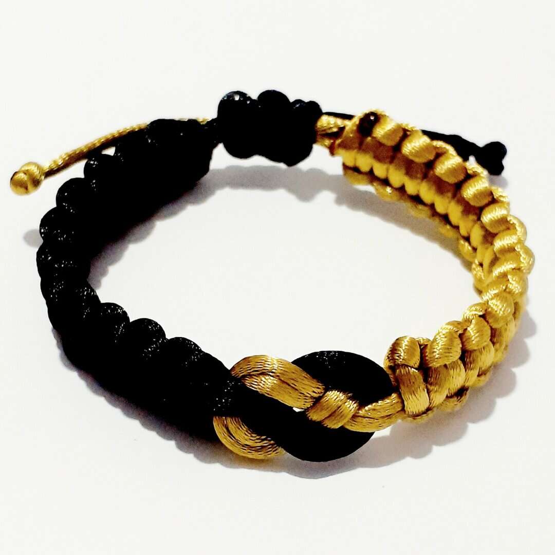 Love Knot Macrame Adjustable Unisex Bracelets - Image 4