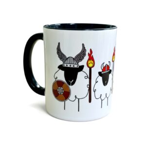 Viking Sheep Mug - Image 1