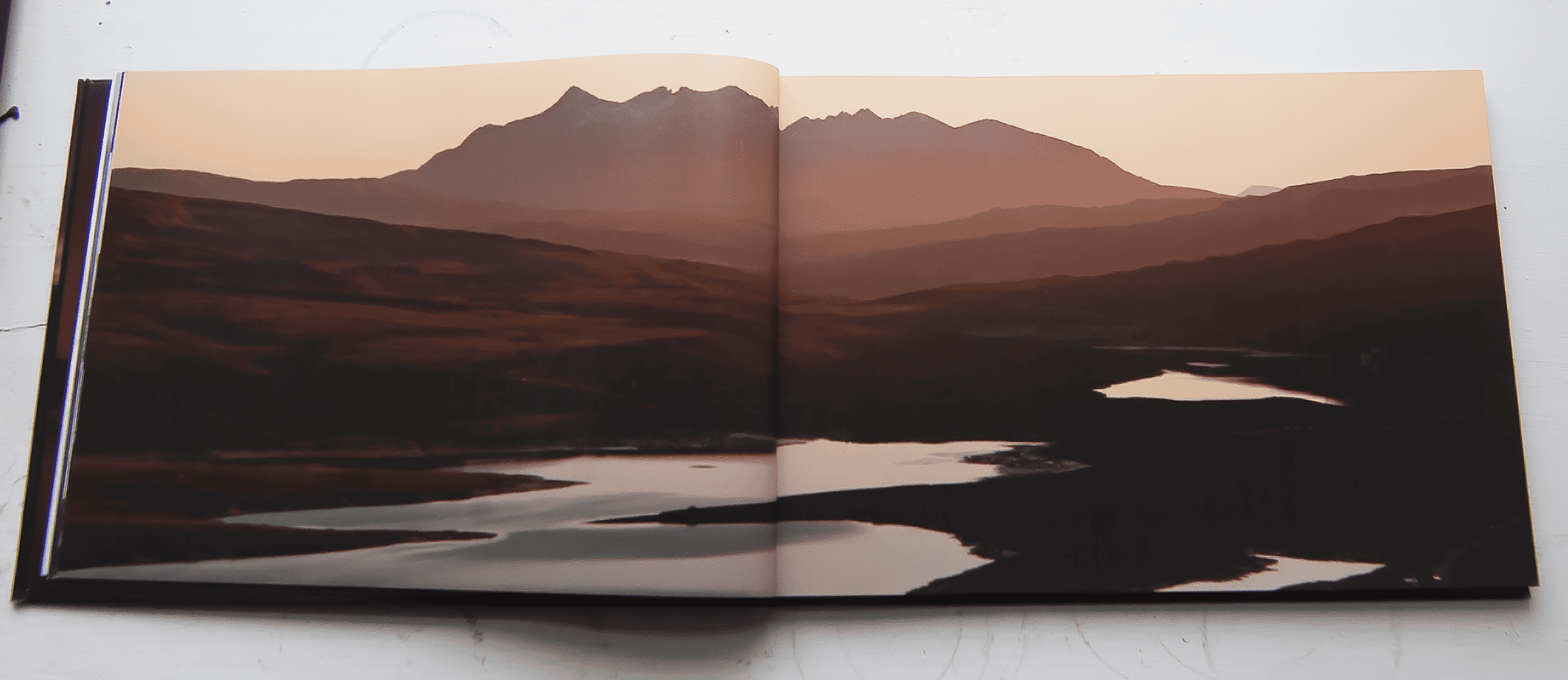 Loch Fada and the Cuillin - Book of Skye - VOL3 full spread