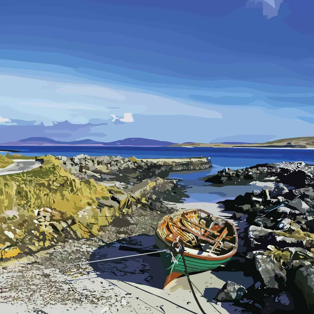 Pack of 6 Vectorised Photo Greetings Cards Skye & the Highlands - Image 6