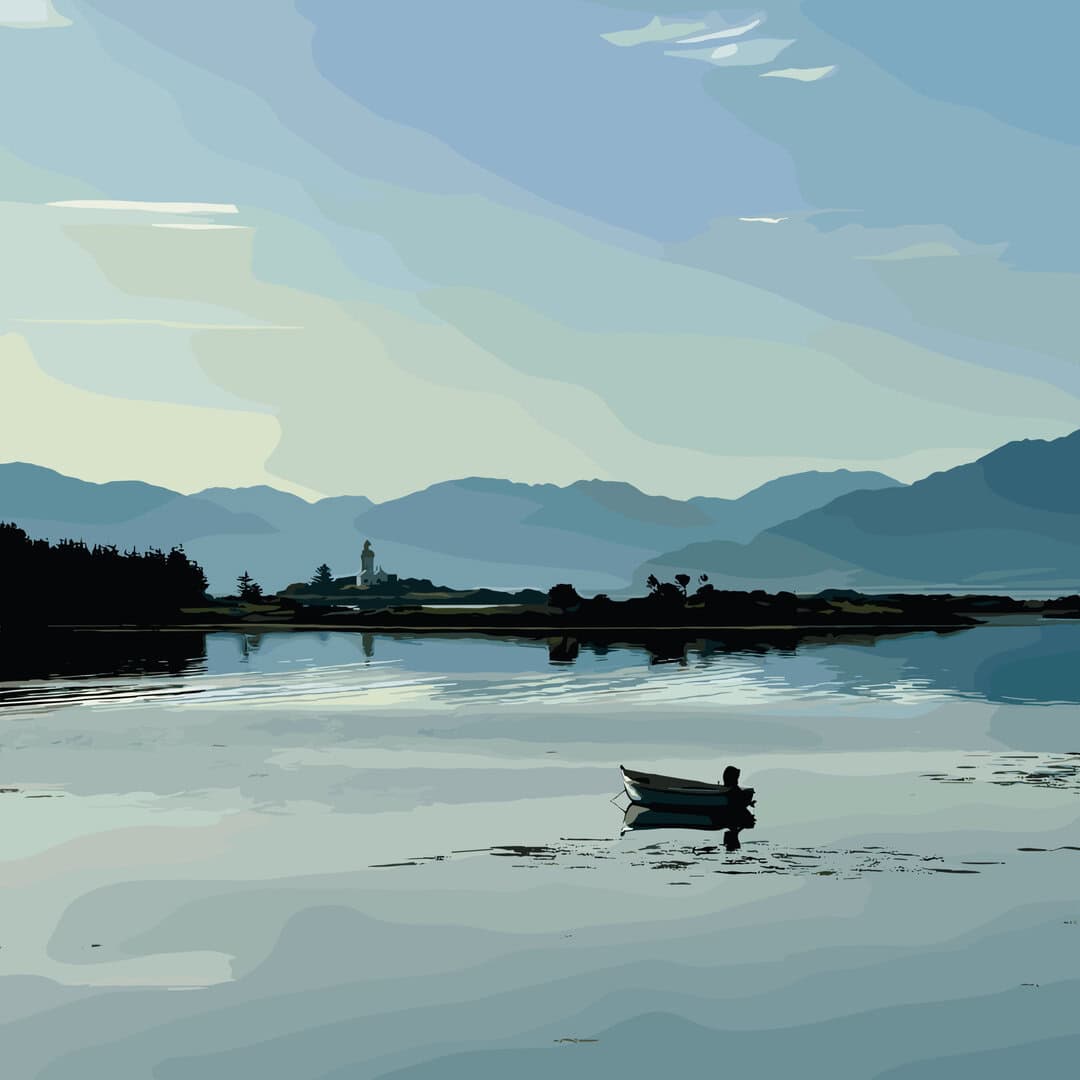 Pack of 6 Vectorised Photo Greetings Cards Skye & the Highlands - Image 7